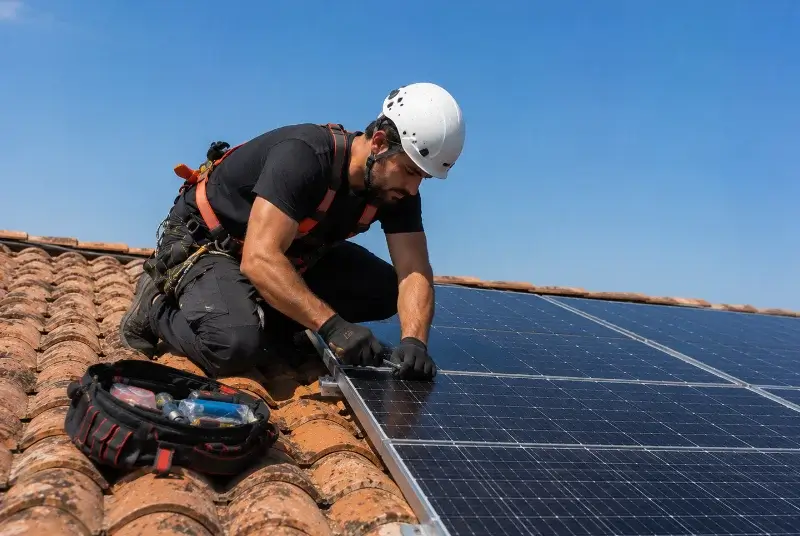 Maintenance et monitoring de panneaux solaires à Augignac