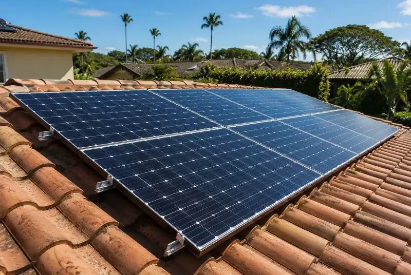 Installation de panneaux solaires à Augignac